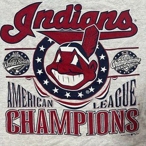 Lee x 1995 Cle Indians AL Championship Shirt